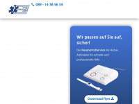 aicher-ambulance.de Webseite Vorschau