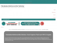haendedesinfektionsmittel.eu Webseite Vorschau