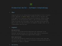 productionbuild.de Webseite Vorschau