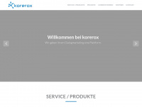 korerox.de Webseite Vorschau