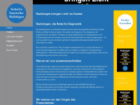 radiologen-initiative.de Webseite Vorschau