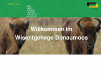 wisentgehege-donaumoos.de Webseite Vorschau