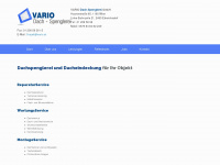 vario-dachspenglerei.at Webseite Vorschau