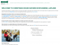 christmashousesafaris.com Webseite Vorschau