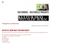 kulturduo-preusler-born.com Webseite Vorschau