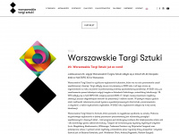 warszawskietargisztuki.pl Webseite Vorschau