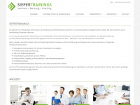 sieper-trainings.de Webseite Vorschau