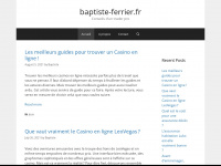 baptiste-ferrier.fr Webseite Vorschau