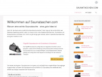 saunataschen.com Webseite Vorschau