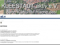 kleestadt-aktiv.de Webseite Vorschau