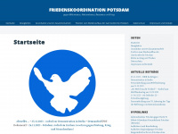 friedenskoordination-potsdam.org Webseite Vorschau