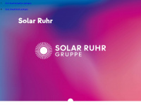 solar-ruhr.com Webseite Vorschau