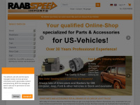raabspeed-imports.com Webseite Vorschau