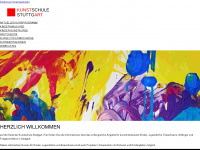 kunstschule-stuttgart.de Webseite Vorschau