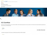 ico-cert.org Webseite Vorschau