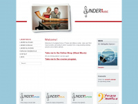 linder-music.ch Webseite Vorschau