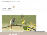 sylvia-petz.at Webseite Vorschau