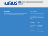 rufbus.jimdo.com Webseite Vorschau