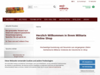 ww2-militaria-shop.de Webseite Vorschau
