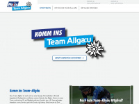 teamallgaeu.de Webseite Vorschau