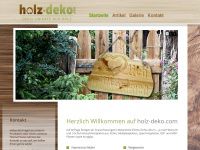 holz-deko.com Webseite Vorschau