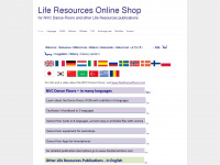 life-resources-shop.com Webseite Vorschau