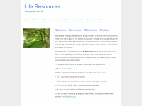 liferesources.org.uk Webseite Vorschau