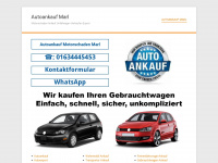 autoankauf-marl.de.rs Webseite Vorschau