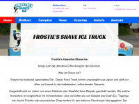 frosties-shave-ice.de Webseite Vorschau