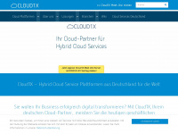 cloud1x.de Webseite Vorschau
