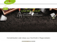 hochhofer.shop Webseite Vorschau