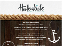 hafenkiste.de Webseite Vorschau