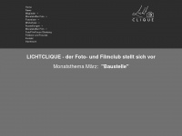 lichtclique.at Webseite Vorschau
