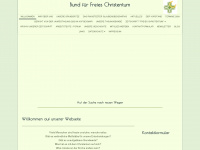 bund-fuer-freies-christentum.de Webseite Vorschau