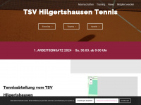 tsv-hilgertshausen-tennis.de Webseite Vorschau