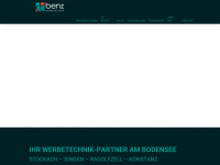 benz-werbetechnik.de Webseite Vorschau