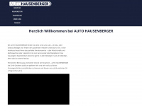 auto-hausenberger.at Webseite Vorschau