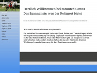 mounted-games.at Webseite Vorschau