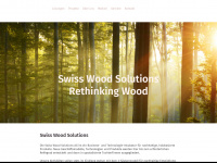 swisswoodsolutions.ch Webseite Vorschau