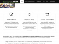 web-und-printmedien.de Webseite Vorschau