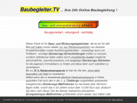 baubegleiter.tv Webseite Vorschau