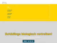 bio-kammerjaeger.ch Webseite Vorschau