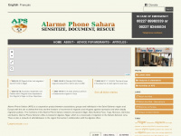 alarmephonesahara.info Webseite Vorschau