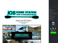 jos-kajak-station.de Webseite Vorschau