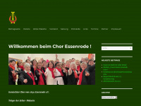 chor-essenrode.de Webseite Vorschau