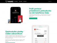 viamo.sk Webseite Vorschau