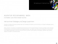 agentur-rueckenwind.at Webseite Vorschau