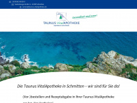 taunus-vitalapotheke.de Webseite Vorschau
