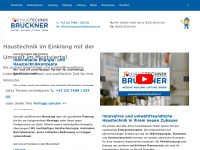 haustechnikbruckner.at Webseite Vorschau