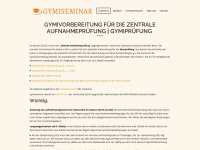 gymiseminar.ch Webseite Vorschau